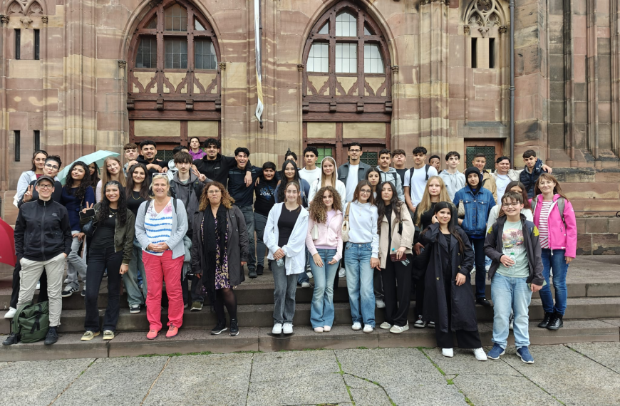 Französischklassen erkunden Straßburg