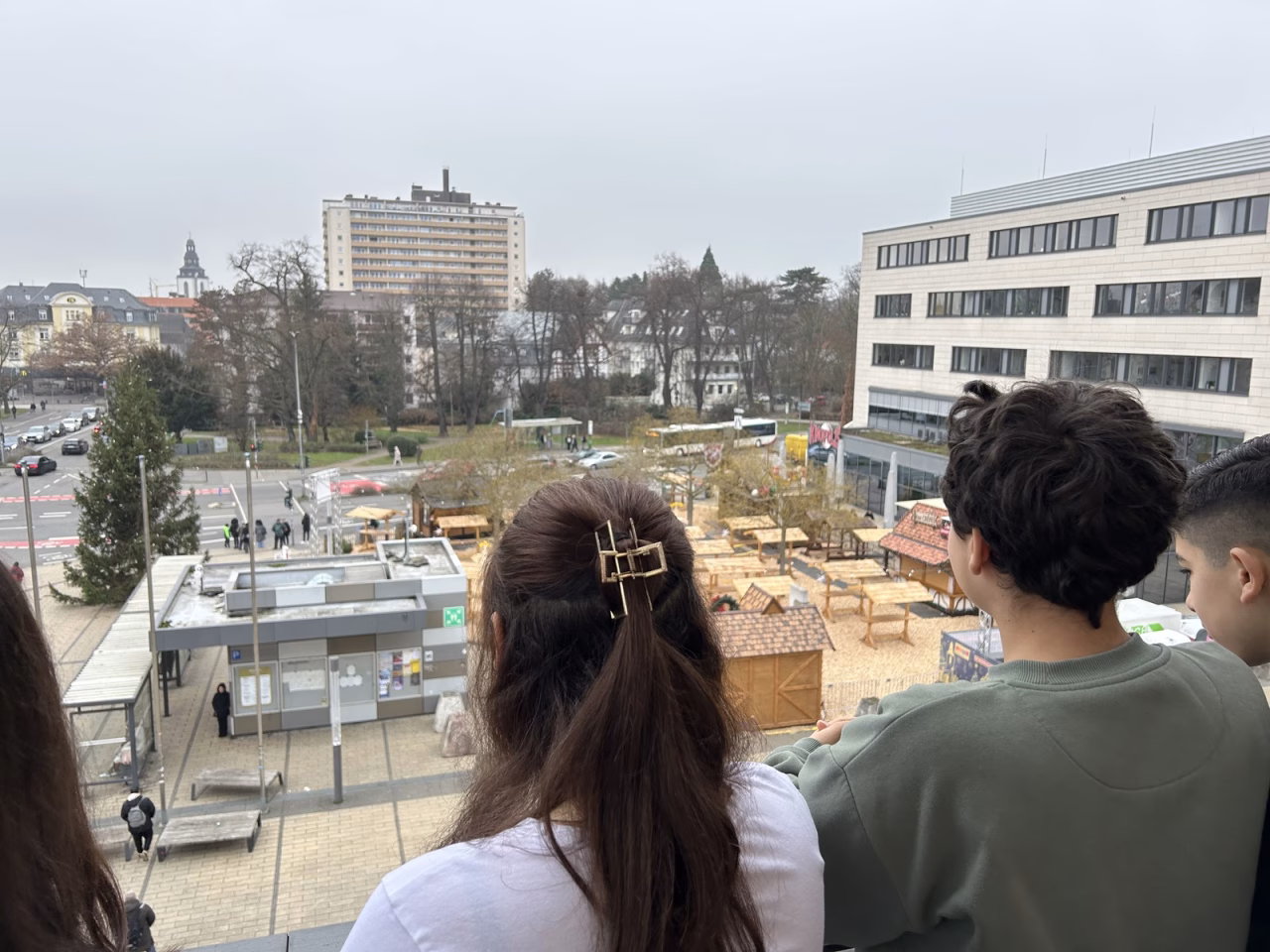 Besuch im Rathaus und Bürgermeister Wright